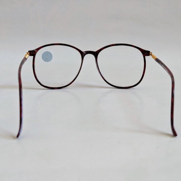 NWT Vintage 90's PC Round Combo Frame Reading Glasses (S. Black) - Picture 4 of 5